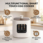 NAIECO Electric Egg Cooker – 6 Egg Digital Cooker & Steamer