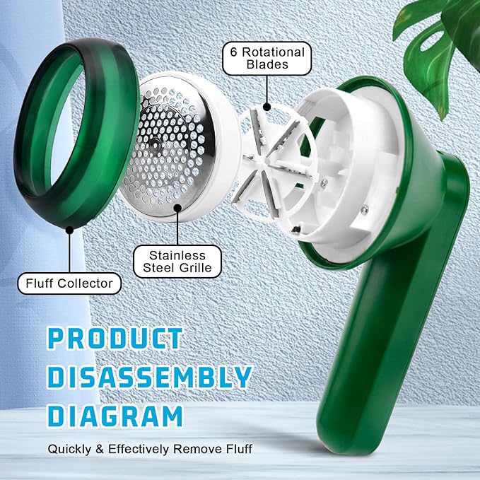 Rechargeable Lint Remover – Fabric Shaver & Clothes Depiller